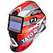 YT-73921 maschera e casco da saldatura Welding helmet with auto-darkening filter Nero, Rosso, Argento - Foto miniatura 1