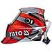 YT-73921 maschera e casco da saldatura Welding helmet with auto-darkening filter Nero, Rosso, Argento - Foto miniatura 4