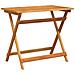 Tavolo da Giardino Pieghevole Rettangolare 100x55x75 cm Legno Massello di Acacia - Foto miniatura 1