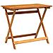 Tavolo da Giardino Pieghevole Rettangolare 100x55x75 cm Legno Massello di Acacia - Foto miniatura 6