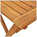 Tavolo da Giardino Pieghevole Rettangolare 100x55x75 cm Legno Massello di Acacia - Foto miniatura 9