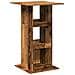 Tavolo Bar Portaoggetti Legno Antico 60x60x102cm in Multistrato - Foto miniatura 1