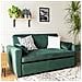 Mattdivano Letto A 2 Posti In Velluto Verde - Foto miniatura 3