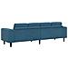 Set di divani Blu Velluto - Foto miniatura 6