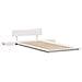 Struttura del letto Bianco 90 x 190 cm legno - Foto miniatura 1
