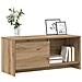 Supporto TV rovere artigianale 90 x 35 x 40 cm - Foto miniatura 3