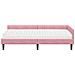 Struttura Letto Angolare con Materasso 2 pcs Grigio Velluto - Foto miniatura 5