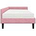Struttura Letto Angolare con Materasso 2 pcs Grigio Velluto - Foto miniatura 8