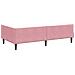 Struttura Letto Angolare con Materasso 2 pcs Grigio Velluto - Foto miniatura 9