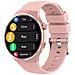 Smartwatch Con Chiamata Bluetooth, Monitoraggio Frequenza Cardiaca E Sonno, Compatibile Con Huawei, Samsung, Apple, Garmin Pink - Foto miniatura 3