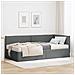 Struttura Letto Angolare con Materasso 2 pcs Grigio Velluto - Foto miniatura 2