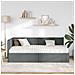 Struttura Letto Angolare con Materasso 2 pcs Grigio Velluto - Foto miniatura 3