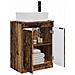 Mobile da bagno con lavabo Legno antico 54 x 35 x 83 cm - Foto miniatura 3