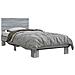 Struttura letto con testata Sonoma grigio 80 x 200 cm - Foto miniatura 1