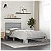 Struttura letto con testata Sonoma grigio 80 x 200 cm - Foto miniatura 2