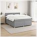 Letto box spring con materasso Grigio Chiaro 140 x 190 cm - Foto miniatura 4
