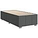 Letto box spring con materasso Grigio Scuro Singolo Tessuto - Foto miniatura 5
