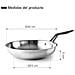 47330 - Padella Origin, acciaio inox 18/10, base con diffusore termico a sandwich - Foto miniatura 2