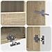 Mobile TV LED a 5 pezzi Rovere Sonoma Legno ingegnerizzato - Foto miniatura 2