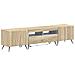 Mobile TV LED a 5 pezzi Rovere Sonoma Legno ingegnerizzato - Foto miniatura 1