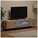 Mobile TV LED a 5 pezzi Rovere Sonoma Legno ingegnerizzato - Foto miniatura 8