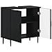 Armadio per Lavabo da Bagno HAARLEM Nero 59,5 x 31,5 x 59 cm - Foto miniatura 3