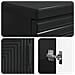 Armadio per Lavabo da Bagno HAARLEM Nero 59,5 x 31,5 x 59 cm - Foto miniatura 8