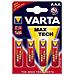 1x4 Varta Max Tech Micro AAA LR 03 - Foto miniatura 1