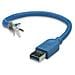 ICOC U3-AA-005-EX - Cavo Prolunga USB 3.0 A maschio / A femmina 0,5 m blu - Foto miniatura 6