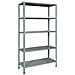 Eurokit Scaffale Metallo 100x40x186 Cm Grigio - E500g - Foto miniatura 2