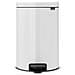 Pattumiera Pedal Bin 20 Litri Bianco - Foto miniatura 1