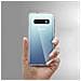 Cover Samsung Galaxy S10 Plus Protezione Silicone + Dorso Rigido Trasparente - Foto miniatura 3