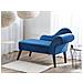 Chaise Longue In Tessuto Velluto Blu Cobalto Lato Destro Biarritz - Foto miniatura 20