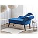 Chaise Longue In Tessuto Velluto Blu Cobalto Lato Destro Biarritz - Foto miniatura 3