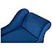 Chaise Longue In Tessuto Velluto Blu Cobalto Lato Destro Biarritz - Foto miniatura 23