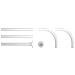Barra Per Tenda Da Doccia Bianca - Foto miniatura 1
