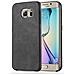 Custodia Compatibile Con Samsung Galaxy S6 Edge In Vintage Nero - Hard Case Coperchio Protettivo In Similpelle - Foto miniatura 8