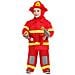 Costume Piccolo Pompiere 13/18 Mesi Prima Infanzia Vestito Carnevale - Foto miniatura 1
