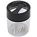 Dispenser Portaclip Nero / trasparente Rotondo Kf02133 - Foto miniatura 1