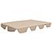 Baldacchino per Dondolo Giardino Beige 150/130x105/70 cm - Foto miniatura 6
