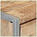 Tavolino Da Salotto 95x50x40 Cm In Legno Di Mango Grezzo - Foto miniatura 2
