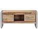 Tavolino Da Salotto 95x50x40 Cm In Legno Di Mango Grezzo - Foto miniatura 4