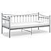 Telaio Divano Letto Grigio In Metallo 90x200 Cm - Foto miniatura 2