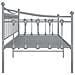 Telaio Divano Letto Grigio In Metallo 90x200 Cm - Foto miniatura 6