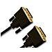 DVI-D, plug 24+1p / plug 24+1p 2m DVI-D DVI-D Nero cavo DVI - Foto miniatura 1