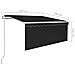Tenda Retrattile Automatica Con Parasole 3,5x2,5 M Antracite - Foto miniatura 5