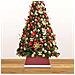 Gonna Per Albero Di Natale Rossa E Bianca 48x48x25 Cm - Foto miniatura 3