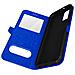 Custodiasamsung Galaxy A02s E A03s Doppia Finestra Supporto Video Blu - Foto miniatura 1
