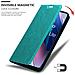 Custodia Compatibile Con Oppo Find X3 Lite In Turchese Petrolio - Coperchio Protettiva Con Chiusura Magnetica, Funzione Stand E Tasca Per Le Carte - Foto miniatura 6