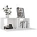 Set Mobili Porta TV 8 pz Bianco in Legno Multistrato - Foto miniatura 7